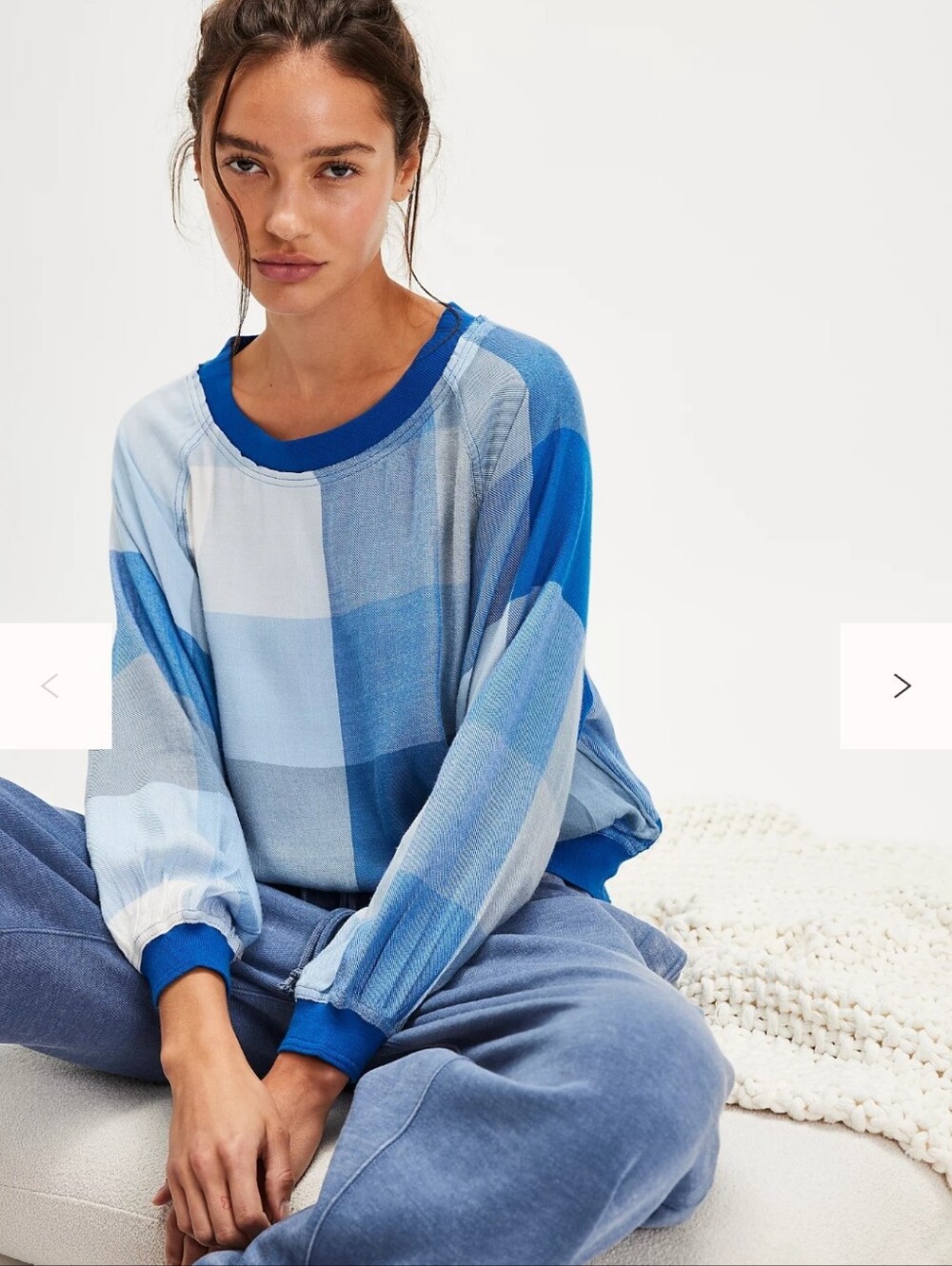 Free people Sugar Cookie Flannel Pullover sz M